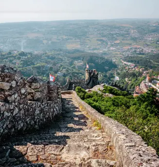 Parques De Sintra Castelo Dos Moutos Muralhas 02